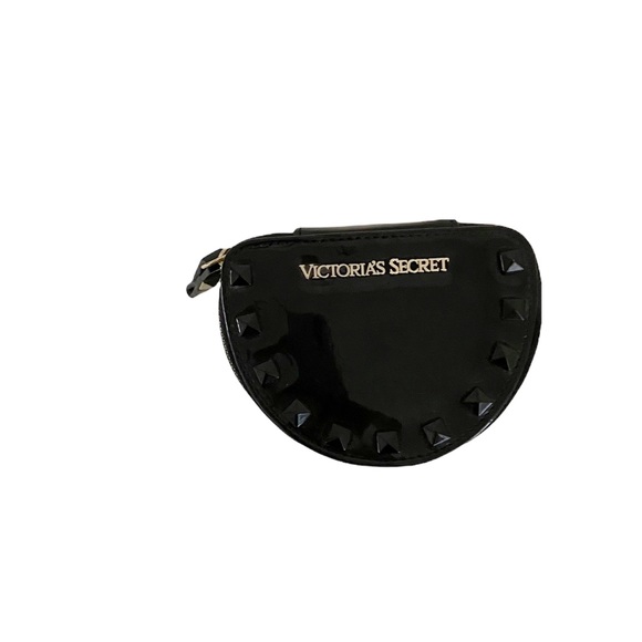 Victoria's Secret Jewelry - Victoria’s Secret Black Patent Studded Travel Jewelry Case Holder